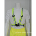 Fluo Hi Vis Elastic Adjustable Reflective Belt Running Bicycle Safety Vest With Buckle belt vest